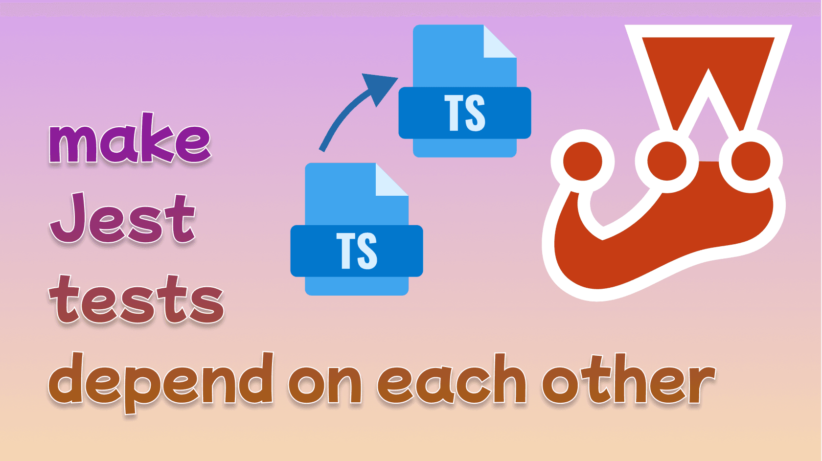 Making one Jest test file depend on outputs from another